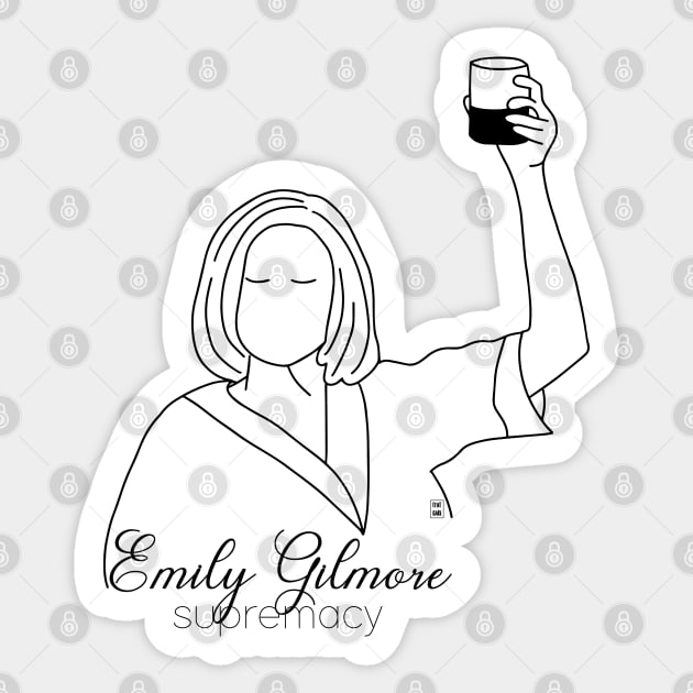 Emily Gilmore Sticker by Gabi Veiga